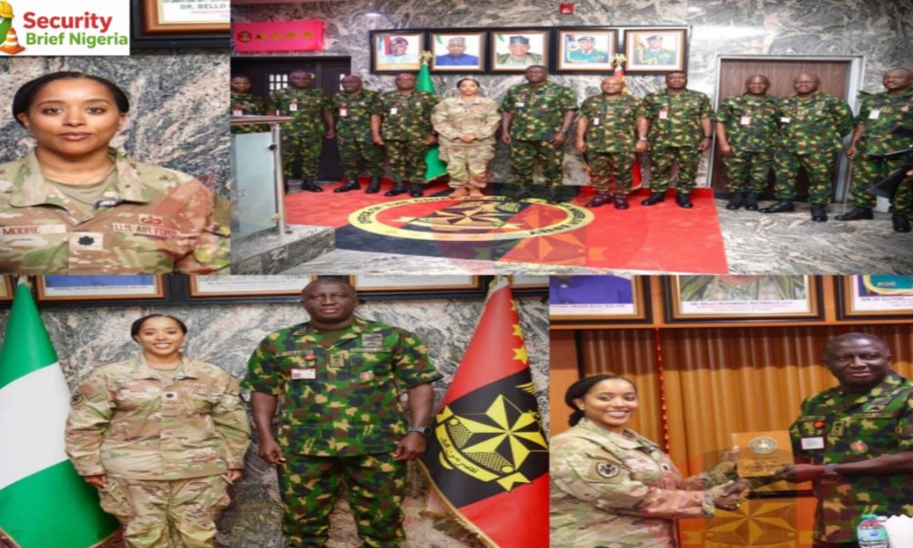 Nigeria–U.S. Military Alliance: Army Chief Calls for Deeper Strategic Cooperation to Tackle Security Threats