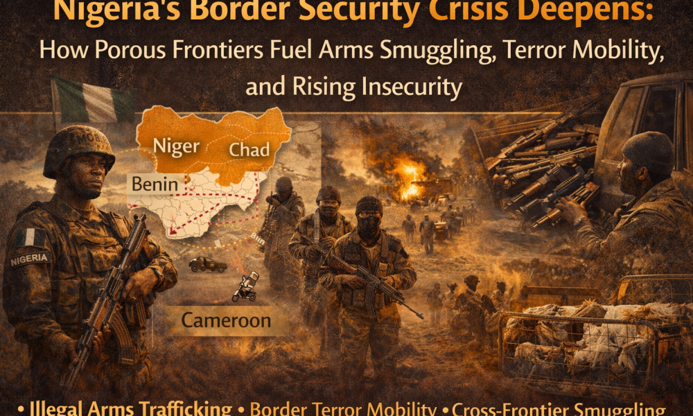 Nigeria’s Border Security Crisis Deepens: How Porous Frontiers Fuel Arms Smuggling, Terror Mobility, and Rising Insecurity