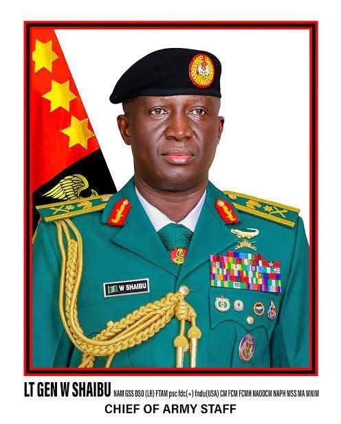 Who Is Lieutenant General Waidi Shaibu? Full Biography and Leadership Profile of Nigeria’s Chief of Army Staff