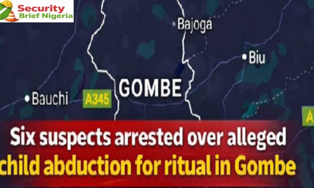 Six Arrested in Gombe Over Alleged Child Abduction Case: Police Launch Expanded Investigation