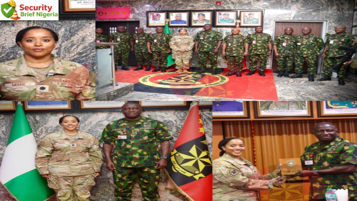 Nigeria–U.S. Military Alliance: Army Chief Calls for Deeper Strategic Cooperation to Tackle Security Threats