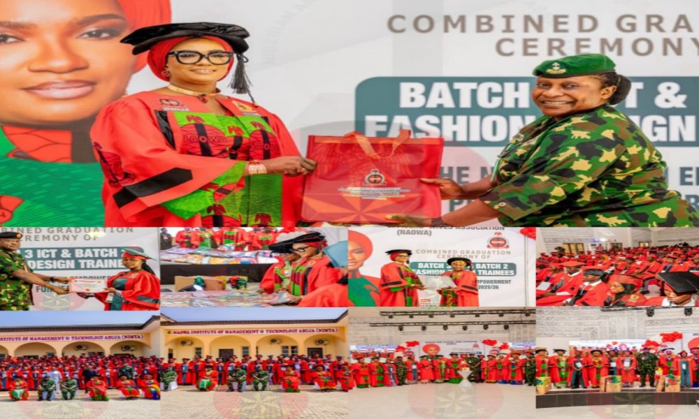 NAOWA President Reaffirms Strong Commitment to Youth Empowerment as New Trainees Graduate in ICT and Fashion Design