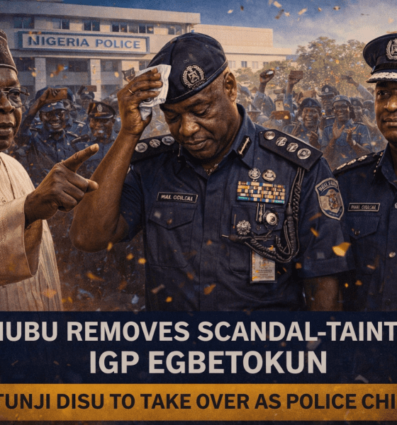 Bola Tinubu Removes Scandal-Hit Police Chief Kayode Egbetokun; Tunji Disu Set to Take Over Amid Internal Jubilation